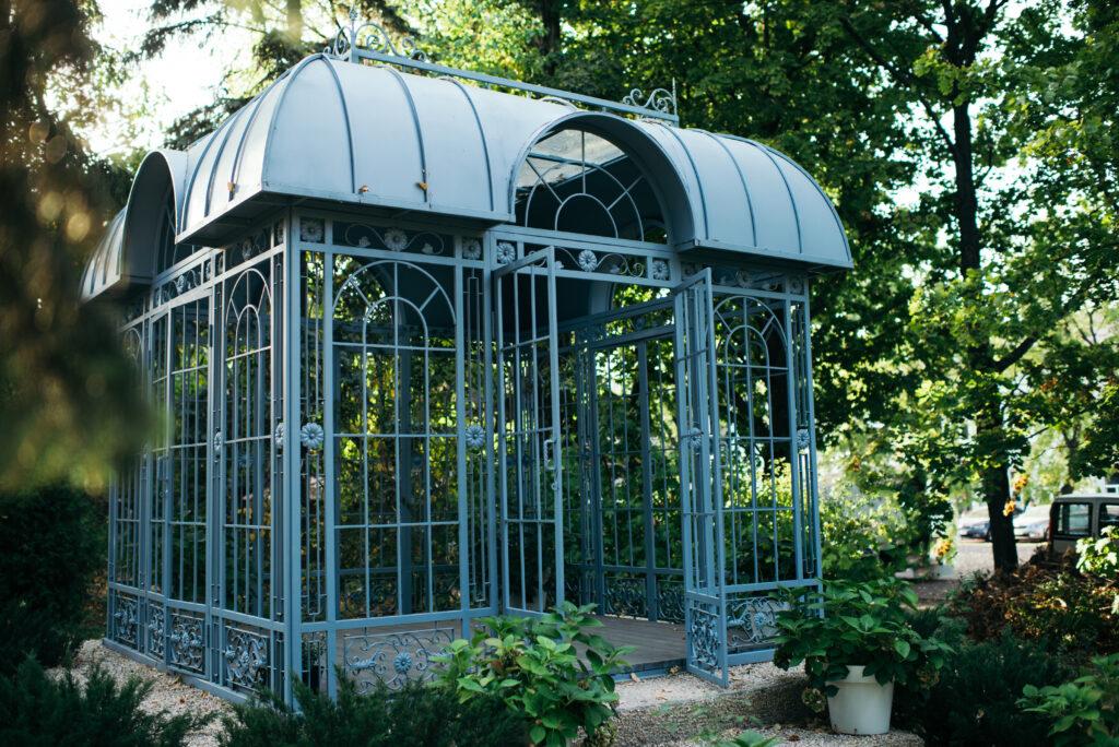 Pavillon Metall Rund