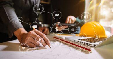 Ingenieure planen Bauprojekte mit digitalen Netzwerken | Reparaturasphalt